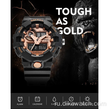 Лучший люксовый бренд для мужчин SMAEL Мужские спортивные часы